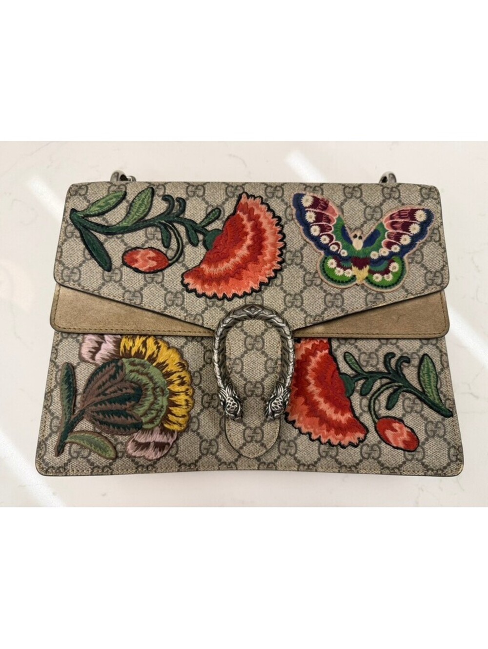 Gucci Dionysus Butterfly Shoulder Bag - Large